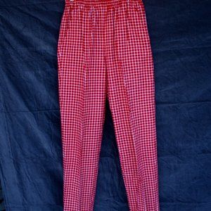 **Vintage** Jantzen High Waist Red and White Plaid Pants 🌵